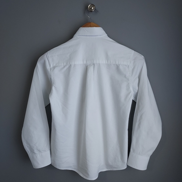 IZOD, boy's white size 10/12 button down shirt - Picture 2 of 6